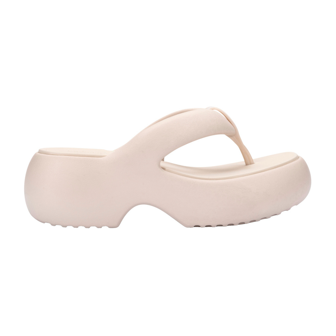 Melissa Free Fuzzy Platform AD Beige Klapki Damskie na Platformie Beżo ...