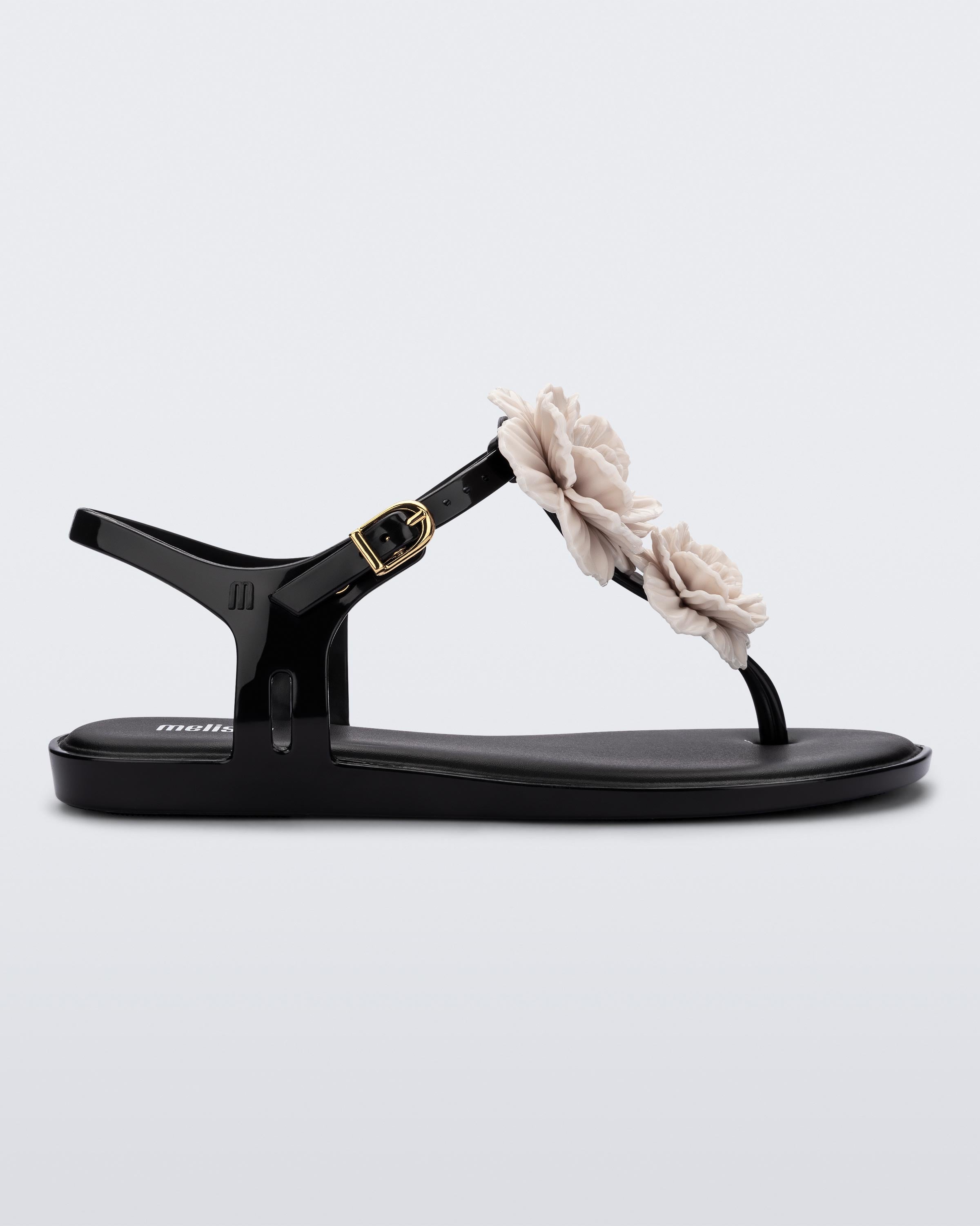 Melissa Solar Springtime AD Black/ Beige Sandały Damskie Czarne ...